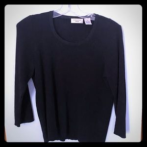 Laura Ashley Petite 3/4 sleeve tee